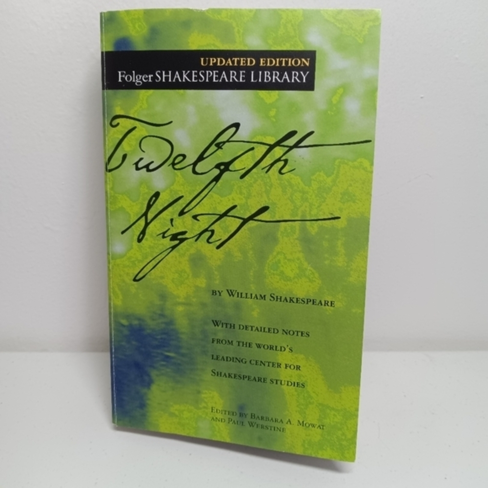 Folger Shakespeare Library Twelfth Night Book